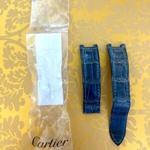 Cartier Pasha alligator watch strap